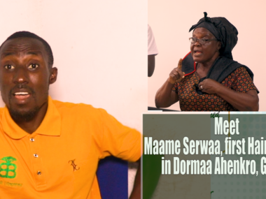 Meet Maame Serwaa first hairdresser in Dormaa Ahenkro, Ghana – Baobab Entrepreneur