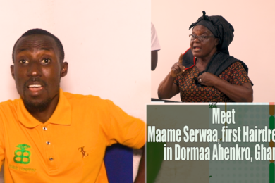 Meet Maame Serwaa first hairdresser in Dormaa Ahenkro, Ghana – Baobab Entrepreneur