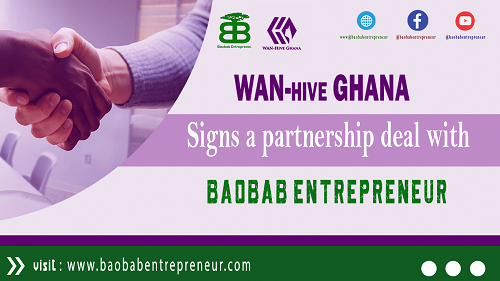 WAN-Hive signed a new partnership deal with Baobab Entrepreneur on November 25