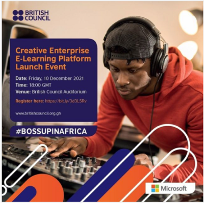 British Council and Microsoft Launch Creative Economy E-Learning platform on December 10