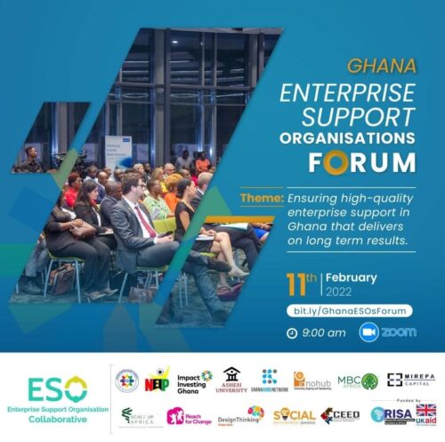GHANA ENTERPRISE SUPPORT ORGANIZATION FORM IS SET TO COME OFF TOMORROW, FEB. 11