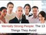 MENTALLY STRONG PEOPLE