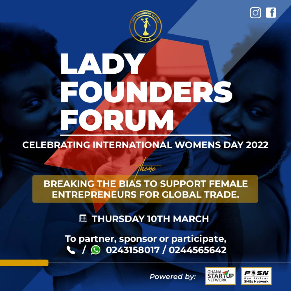 Lady Founders Forum to empower female entrepreneurs for global trade
