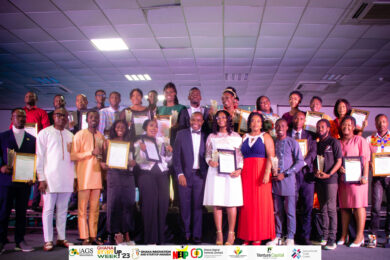 100 Startups honoured at Ghana Innovation and Startup Awards 2023.