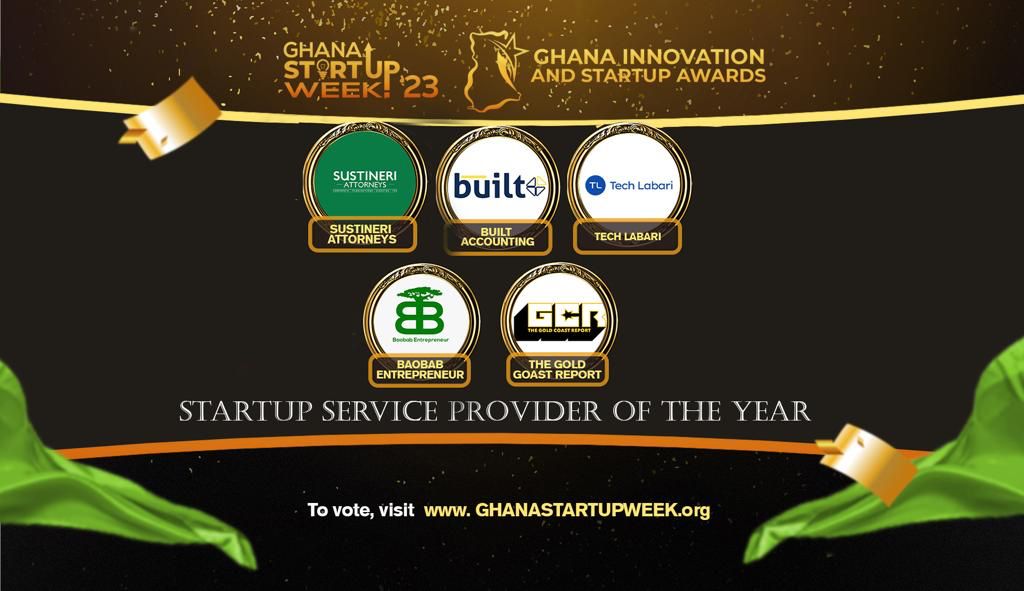 Ghana Innovation and Startup Awards 2023 Nominees Unveiled