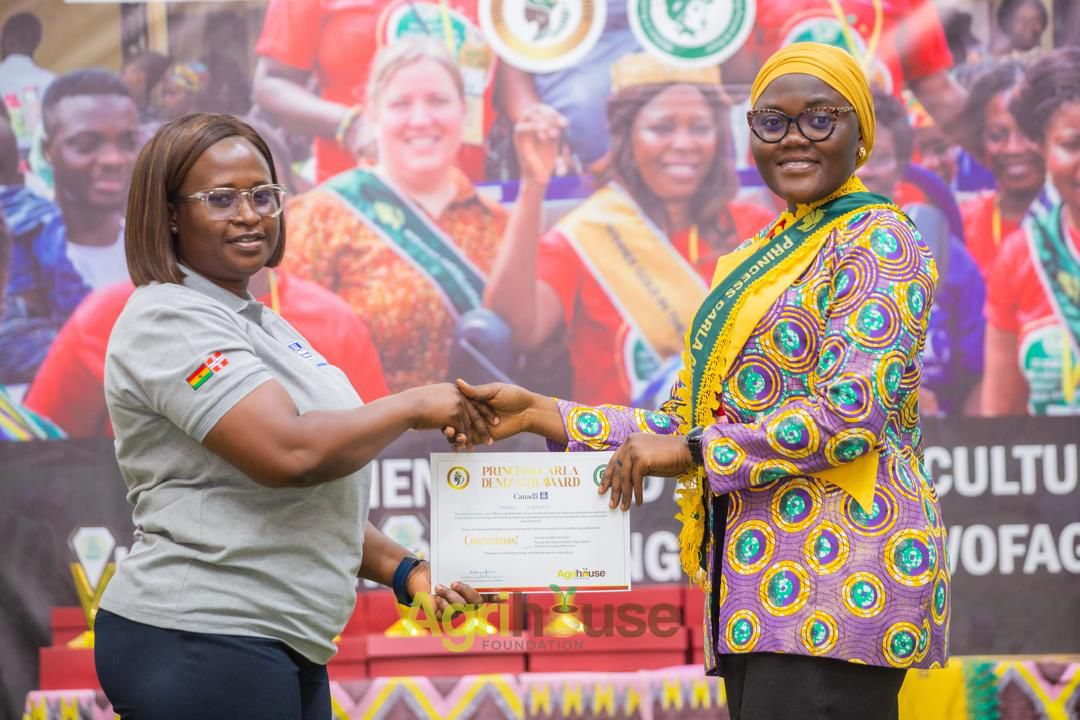 Janat Issifu Honored with Princess Carla Award for Impacting Women in Agriculture