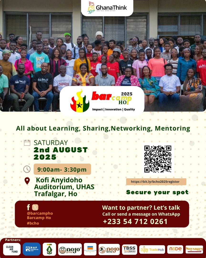 Building an impactful network & shaping the Volta Region through Barcamp Ho 2025