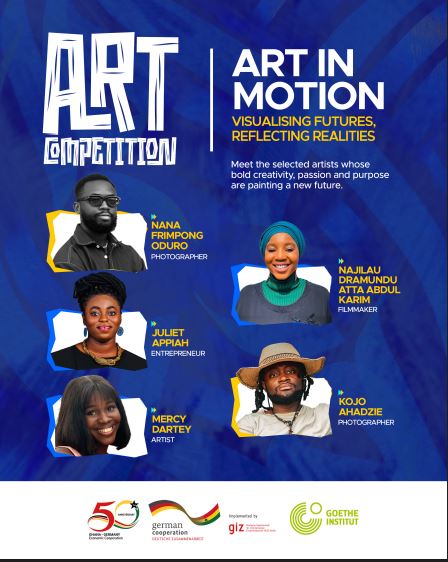 Celebrating Creative Vision: Meet the Five Selected Voices of the GIZ Ghana Art Competition