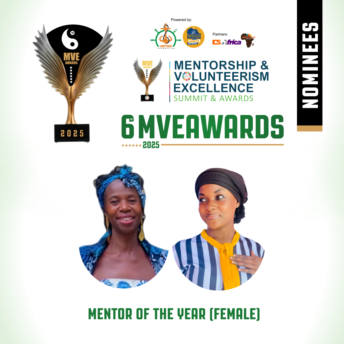 Mentor of the Year (Female): Honoring Ghana’s Inspiring Women Leaders at the 2025 Mentorship & Volunteerism Excellence Awards