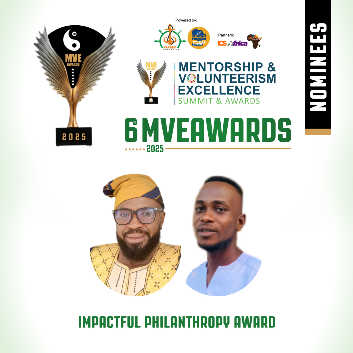 Impactful Philanthropy Award: Honoring Ghana’s Champions of Compassion at the 2025 MVE Awards