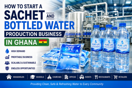 How to Start a Sachet and Bottled Water Production Business in Ghana